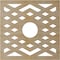Ekena Millwork Chevron Wood Fretwork Pierced Ceiling Medallion, Birch, 26"OD x 6 3/4"ID x 3/8"T CMWP26X26X0375CHBI - alternate 5